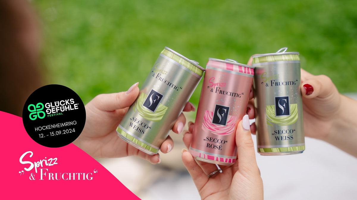 Der perfekte Drink für heiße Festivaltage Sprizz & Fruchtig Secco