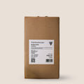 Braune Produktverpackung Riesling aus der Linie Aus’m Ländle der WZG mit weißem Etikett.