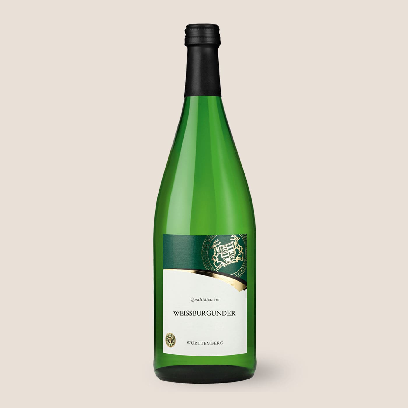 Grüne Flasche Aus’m Ländle Weißburgunder der WZG 