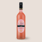 Flasche Edition Gourmet Pinot Meunier Roséwein der WZG vor hellem Hintergrund.