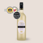 Flasche Edition Gourmet Weißwein der WZG mit mehreren Weinprämierungen.