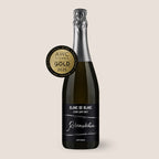 Flasche Rebenschätze Bland de Noir Wein der WZG mit goldener Wein-Auszeichnung.