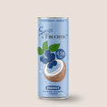 Sprizz & Fruchtig Energy von WZG in der blauen Dose vor hellem Hintergrund.