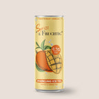 Sprizz & Fruchtig Sparkling Ice Tea von WZG in der Dose vor hellem Hintergrund.