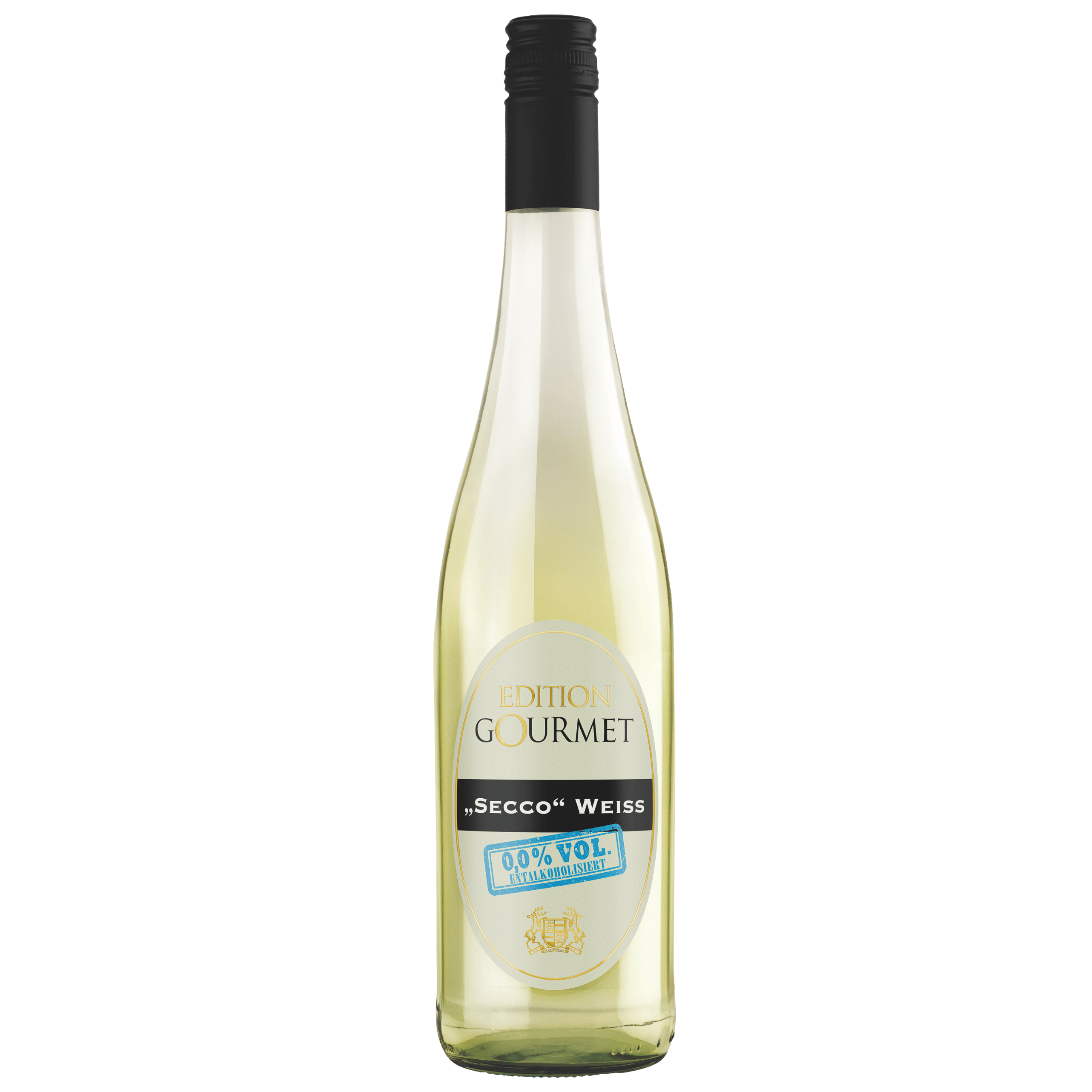 Entalkoholisierte Seccoflasche weiß aus dem WZG Weinshop