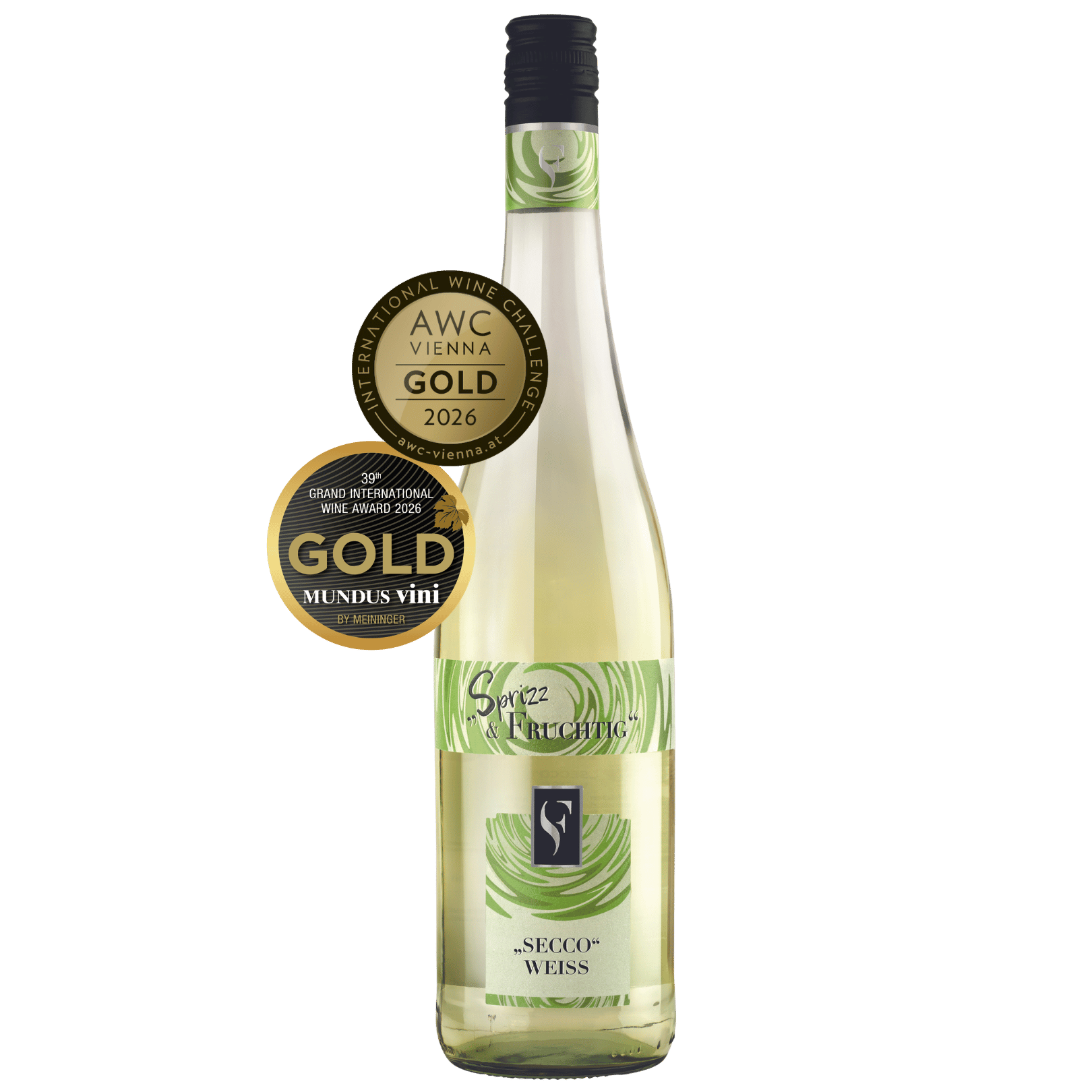 Secco weiß Sprizz & Fruchtig mit Goldmedaillen