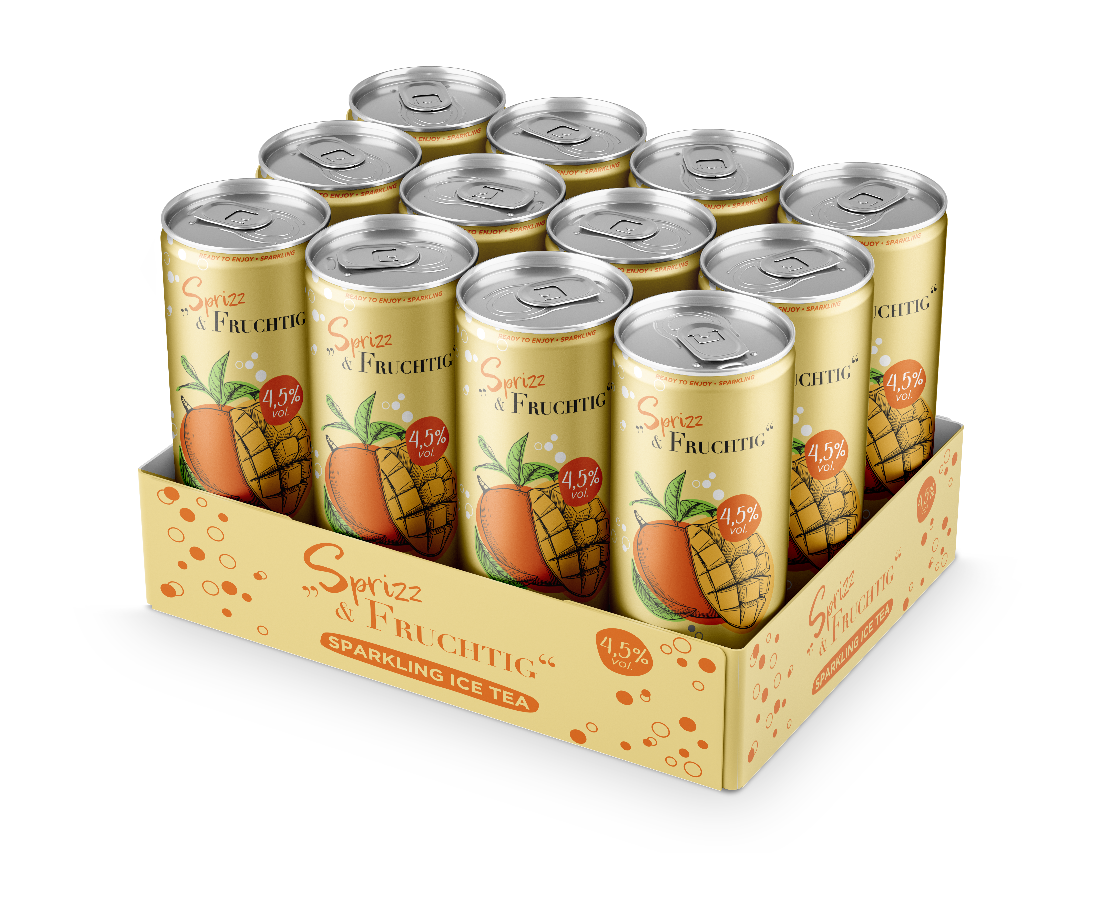 Sprizz & Fruchtig Sparkling Ice Tea 12 x 0,33L