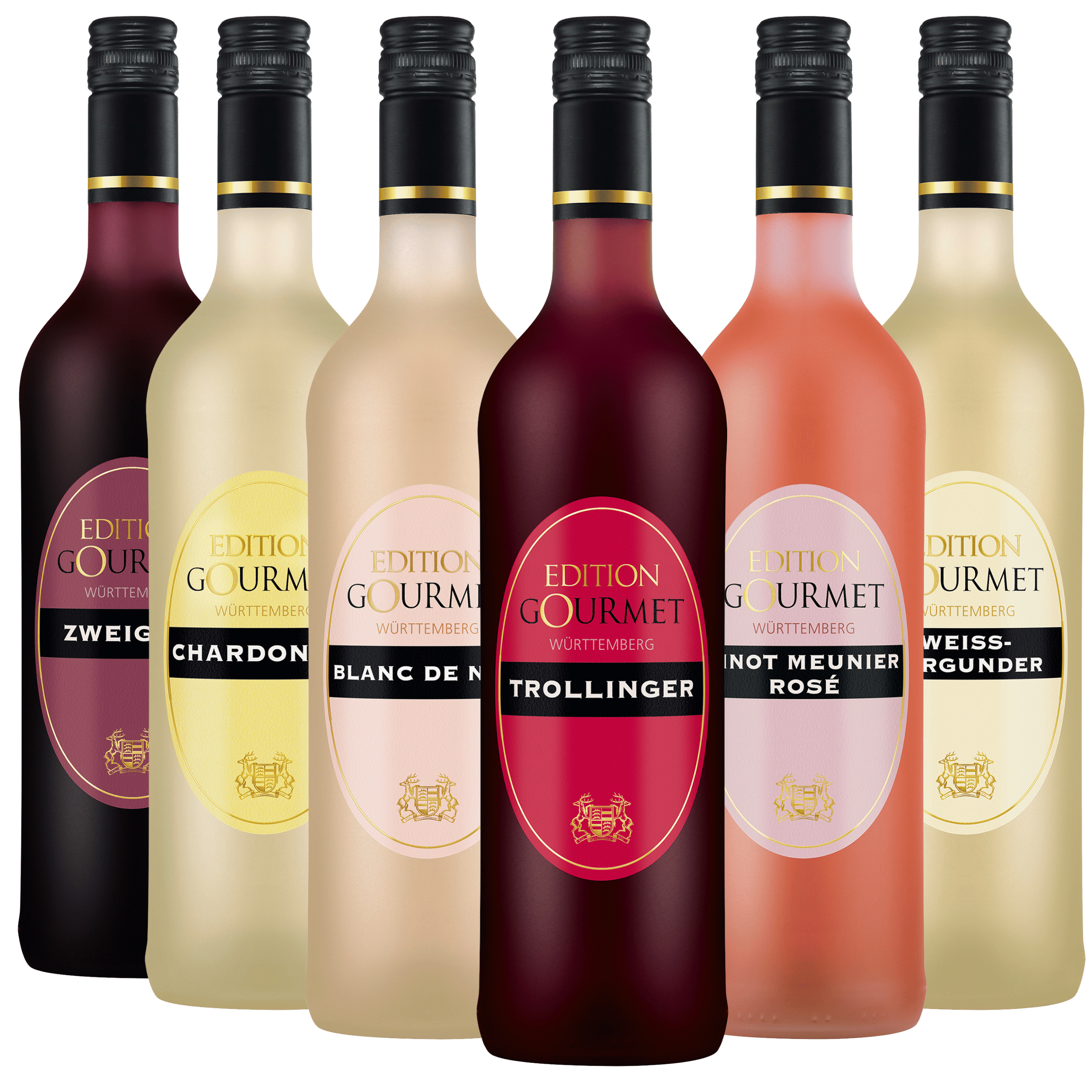 Weinpaket der Serie Edition Gourmet aus dem WZG Weinshop WZG Probierpaket Edition Gourmet