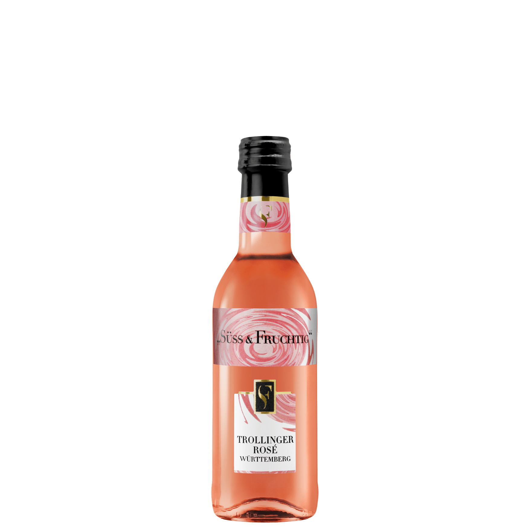Roséwein Kleinflasche Süss und Fruchtig Trollinger Rosé aus dem WZG Weinshop