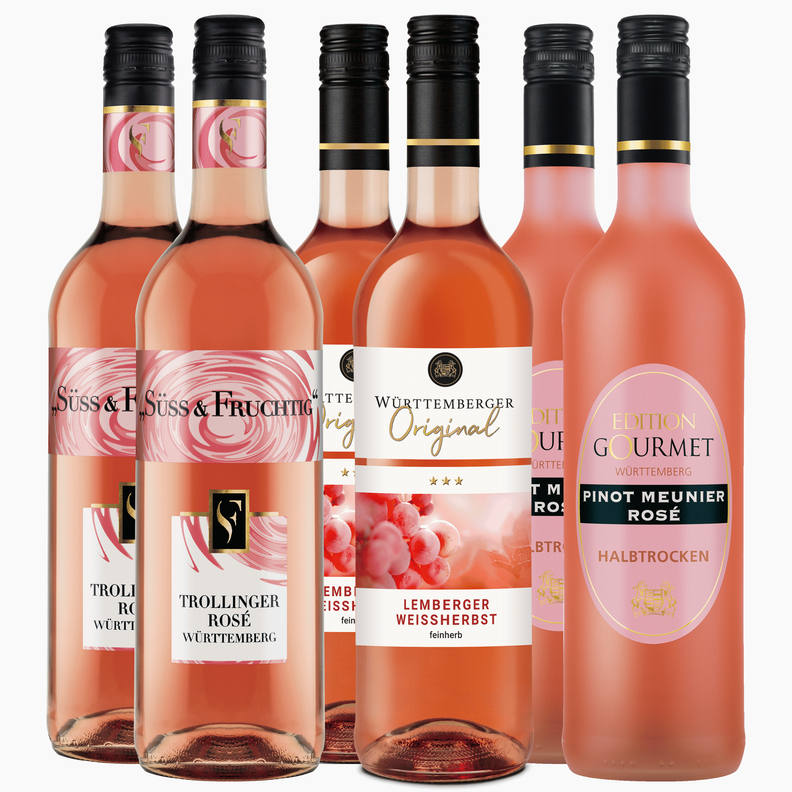Roséwein Paket mit 6 Flaschen aus dem WZG Weinshop