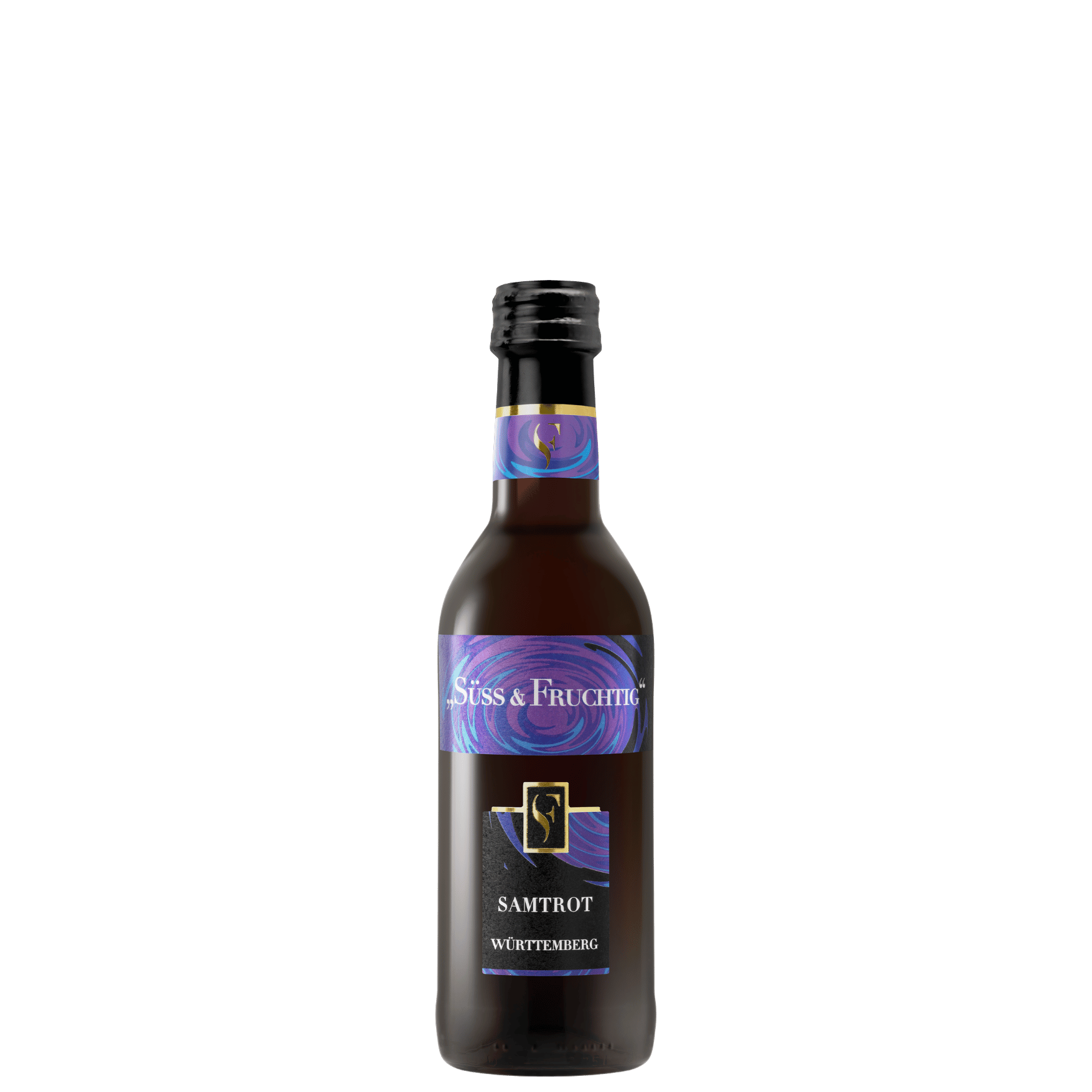 Rotwein Kleinflasche Süss und Fruchtig Samtrot aus dem WZG Weinshop